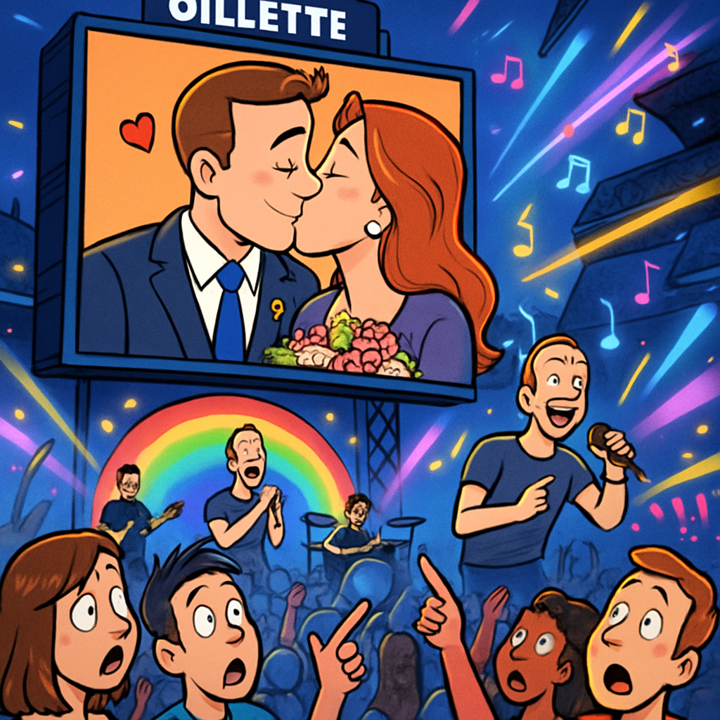 Astronomer CEO Andy Byron Kissing Kristin Cabot at Coldplay Concert, on Video
