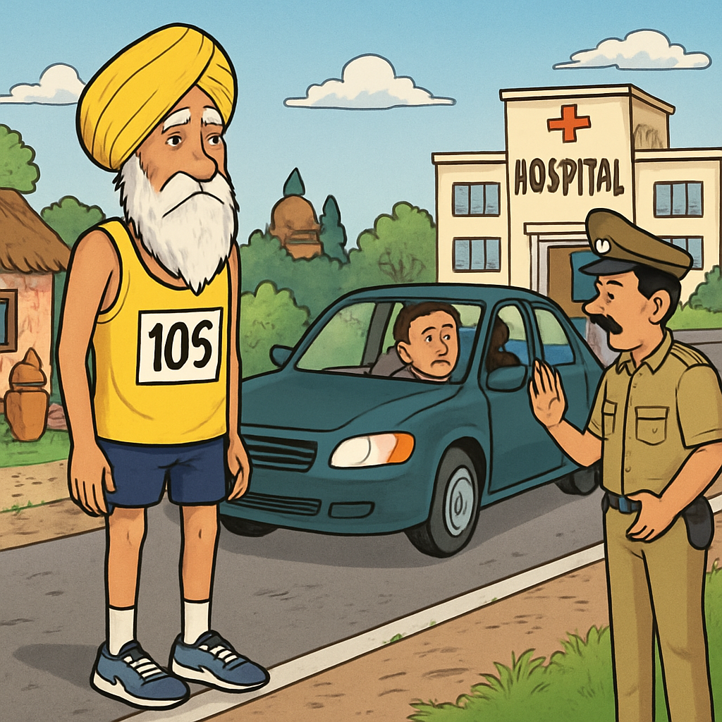 Driver held for hit-and-run death of world's 'oldest' marathon runner