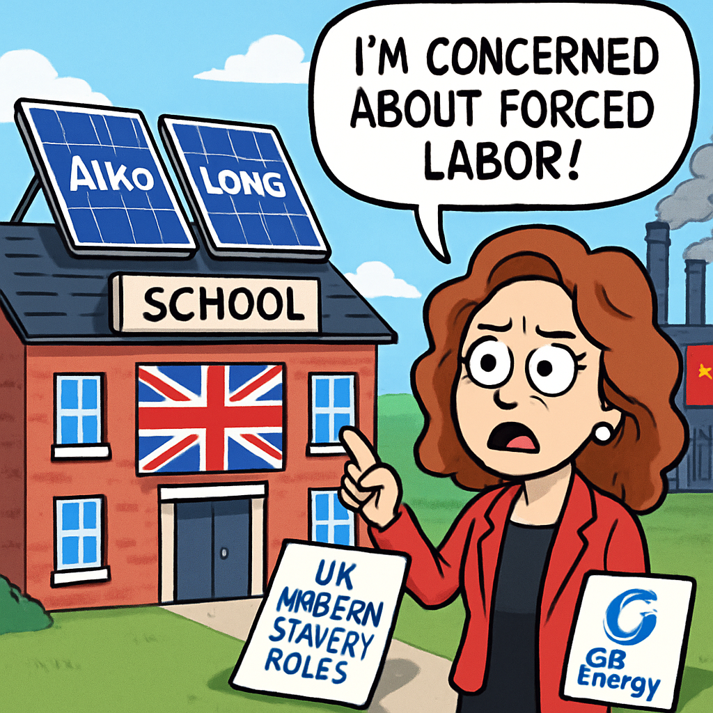 Great British Energy solar panels' were made in China