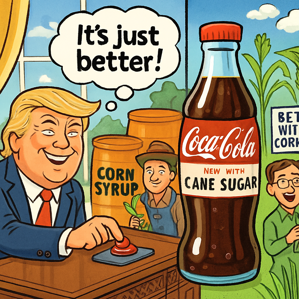 'It's just better!': Trump says Coca-Cola to change key US ingredient