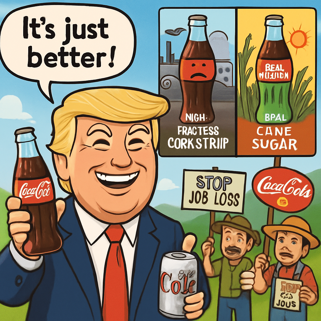 'It's just better!': Trump says Coca-Cola to change key US ingredient