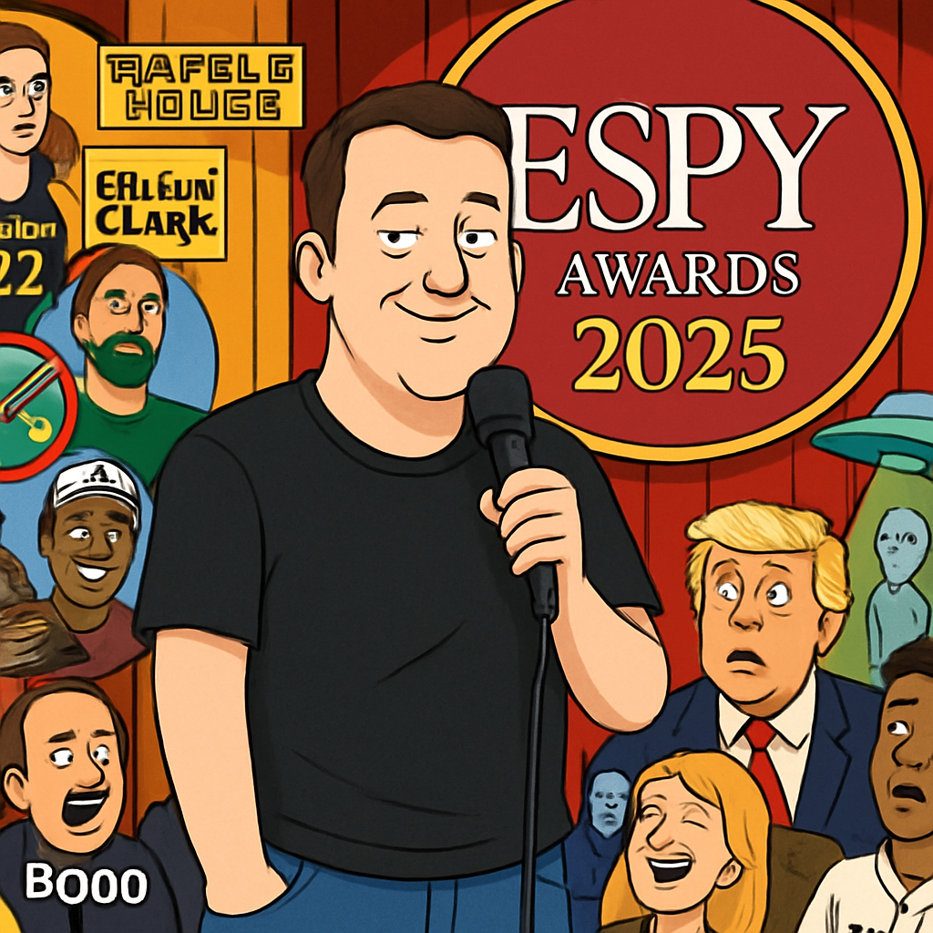 Shane Gillis Holds No Punches During Espys Monologue ... Cracks Epstein, Caitlin Clark Jokes