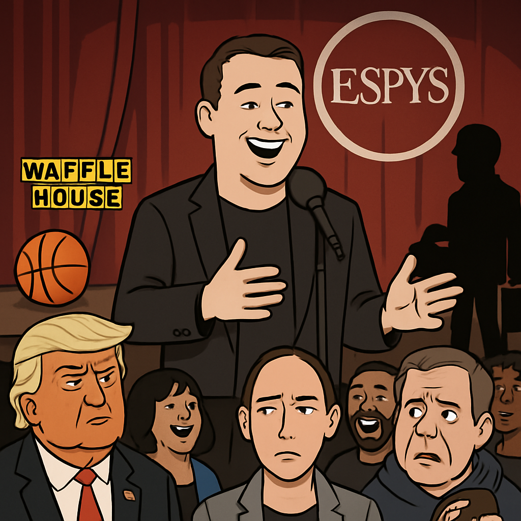 Shane Gillis Pulls No Punches During Espys Monologue ... Cracks Epstein, Caitlin Clark Jokes