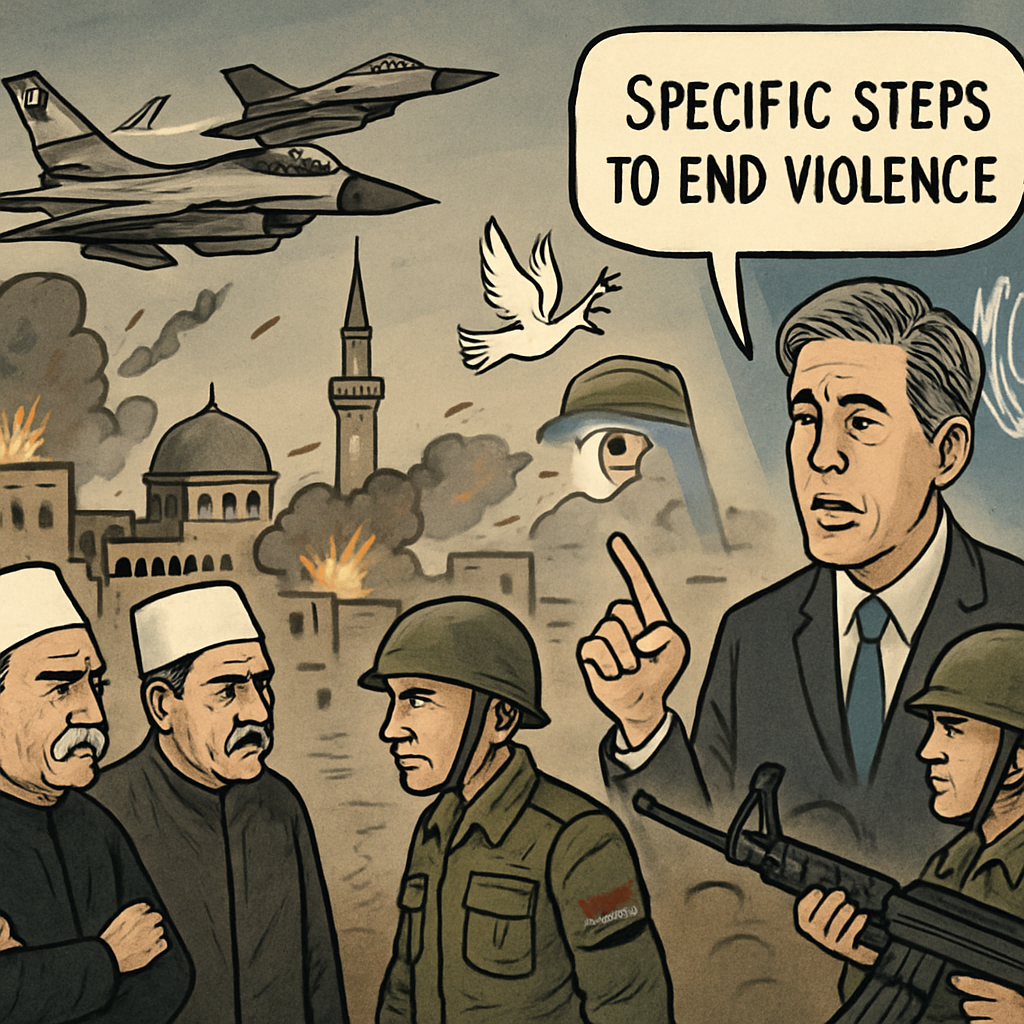 US says 'specific steps' agreed to end Syria violence after Israeli strikes hit Damascus