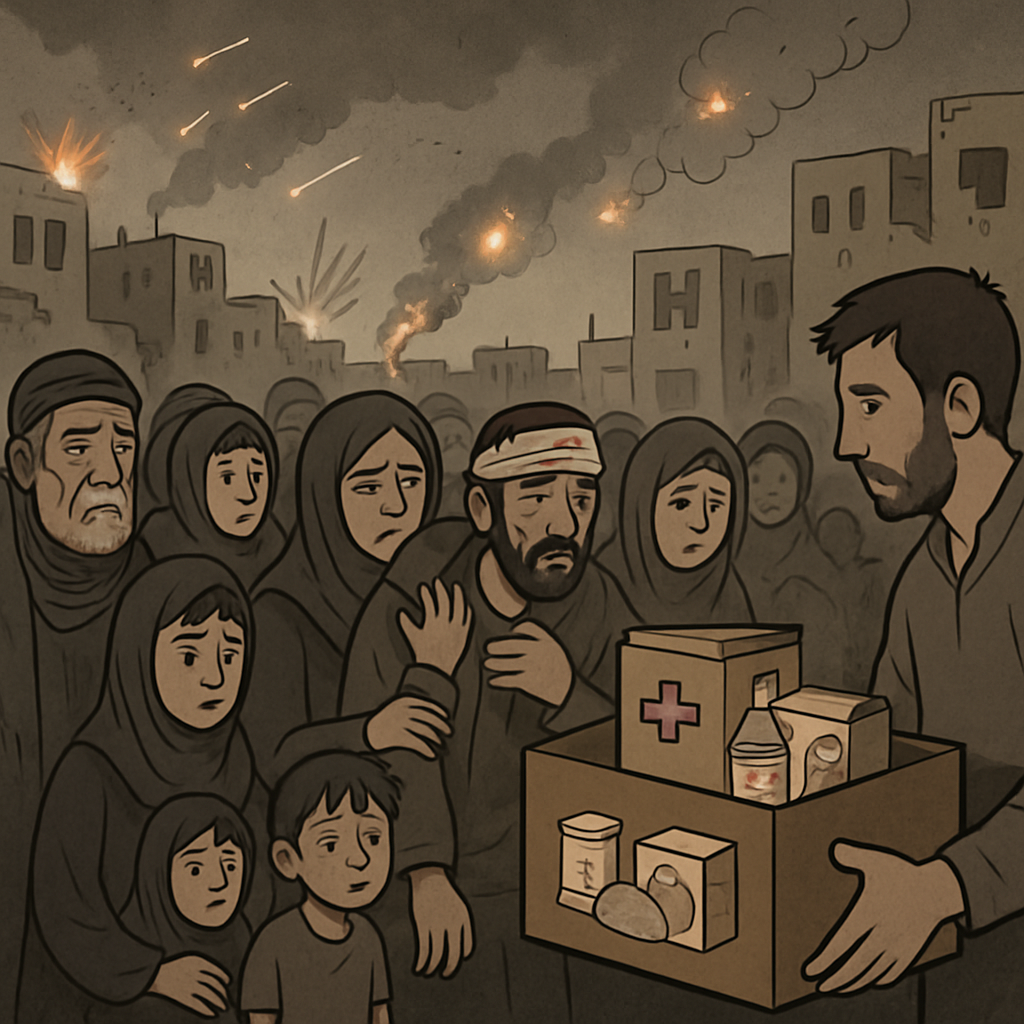 At least 30 killed by Israeli fire while waiting for aid, Gaza civil defence ministry says