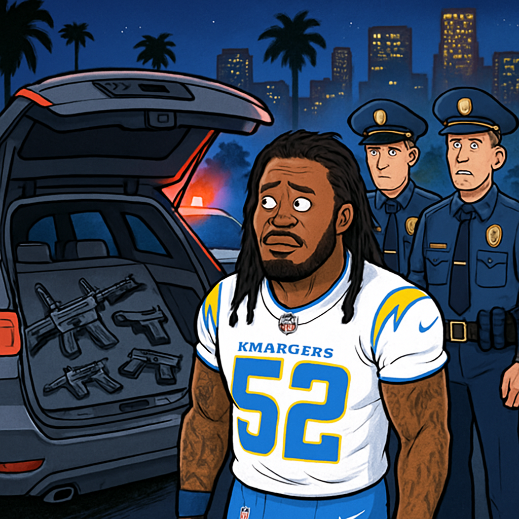 Denzel Perryman Arrested in L.A. for Possession of an Assault Weapon