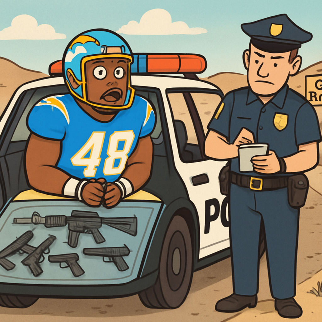 Denzel Perryman NFL Linebacker Arrested for Possession of an Assault Weapon