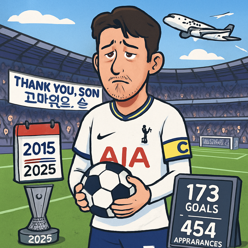 Son to leave Tottenham this summer after 10 years