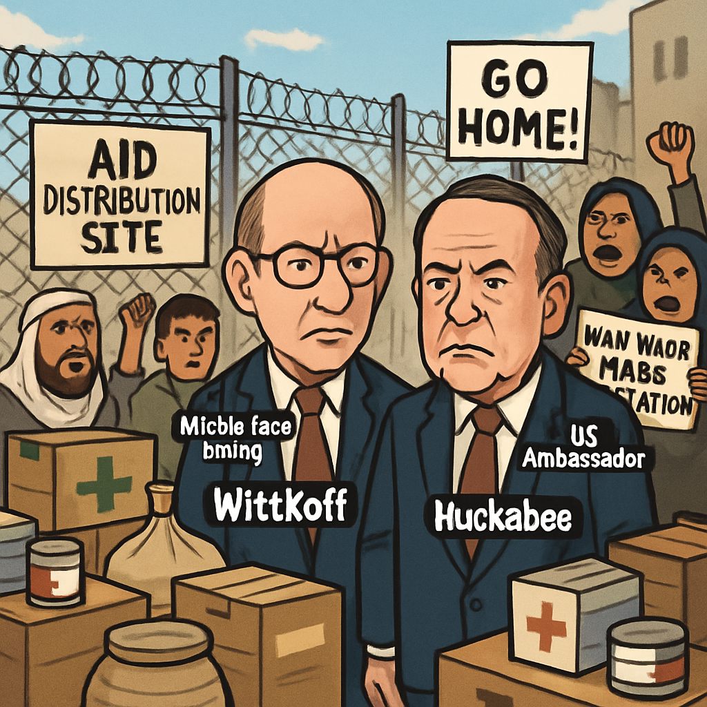 Trump envoy visits controversial Gaza aid distribution site